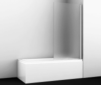 Стеклянная шторка на ванну (80х140)  WasserKRAFT Berkel 48P01-80RM